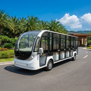 Panoramic View 17 Seater Electric Sightseeing Bus