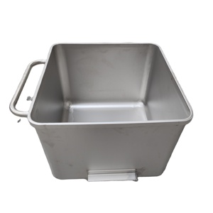 Commercial Stainless Steel Food Trolley Truck Meat Tub Buggy