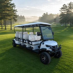 72V Lithium Battery 8 Seater Electric Golf Buggy Tour Shuttle Car