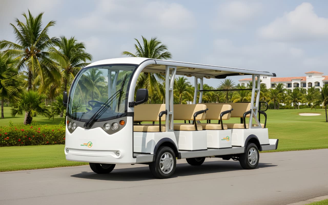 Electric Passenger Mini Bus Shuttle