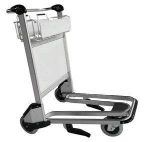 Airport Passenger Trolley Hand Brake Aluminum Alloy Cart