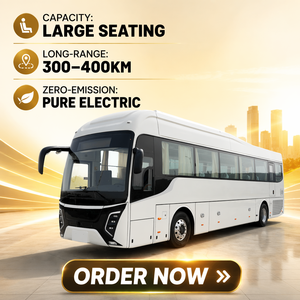 Electric Highway Bus 12m High Range 28+1 Seats Coach