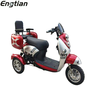 60v 3 Wheel 3 Seat Electric Tricycle