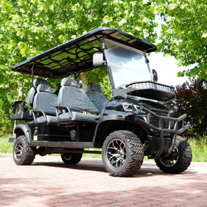 6 Seat Electric Golf Cart 5KW AC Motor 72V Aluminium Frame
