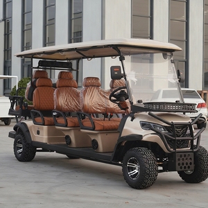 8-Seater Electric Golf Cart Golf Course Beach Resort Utility Vehicle